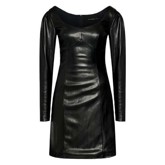 Guess Dresses & Skirts - GUESS Elena Faux-Leather Dress